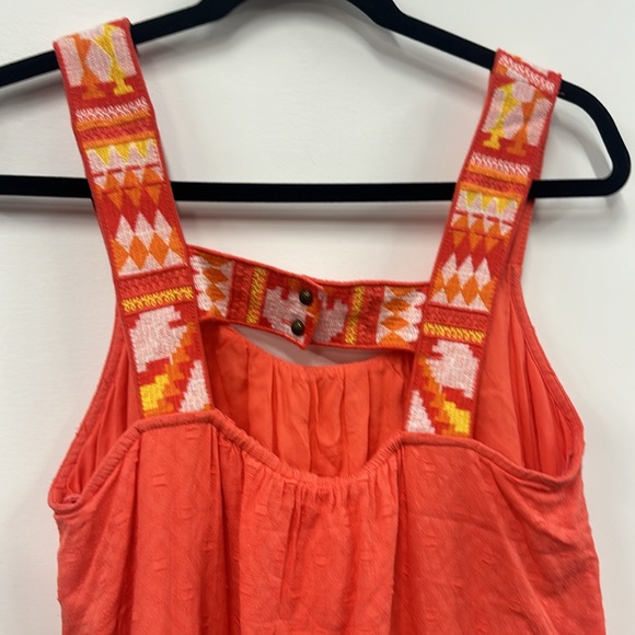 By Anthropologie coral embroidered tunic dress s - Picture 10 of 10